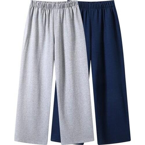 Loose Girls Soft Cotton Pants 2021 Spring-Autumn Fashion Ladies Casual Solid Sports Trousers Vintage Women Wide Leg Pants Cute