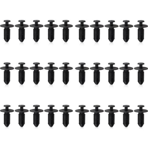 CITALL 124-990-04-92 30Pcs Fender Liner Fastener Rivet Push Type Clips Retainer Fit For Mercedes Benz W164 W171 W202 2000 - 2009