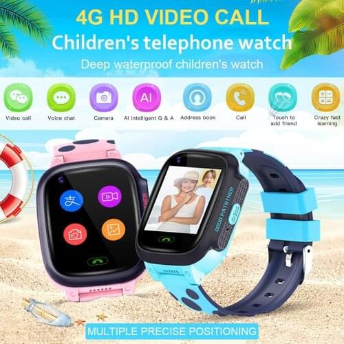 4G kids smart watch IP67 warerproof smartwatch GPS wifi tracker camera video call watch baby watch smartwatch T8 PK Y95 A36E K22