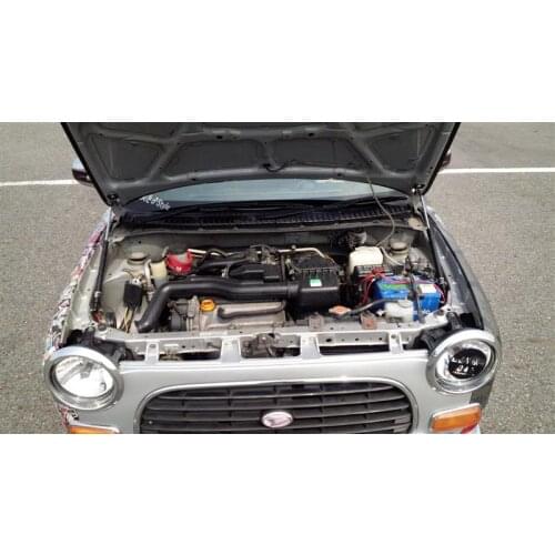 For Daihatsu Mira Gino L700 1999-2004 Front Bonnet Hood Modify Gas Struts Carbon Fiber Spring Damper Lift Support Absorber