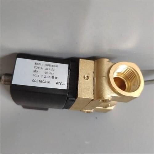 1089035161 Solenoid Valve for Atlas Copco Screw Air Compressor Spare Part 24V G1/2 00166714