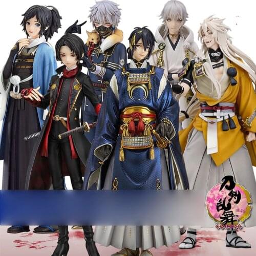 Japanese Anime figure Touken Ranbu Online Mikazuki Munechika/Tsurumaru Kuninaga/Nakigitsune Action Figure Model Toys