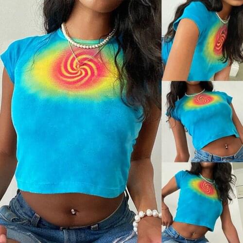 Print Cute T-Shirt Women Fashion Short Sleeve Tee Shirt Casual Basic T Shirt Streetwear Summer