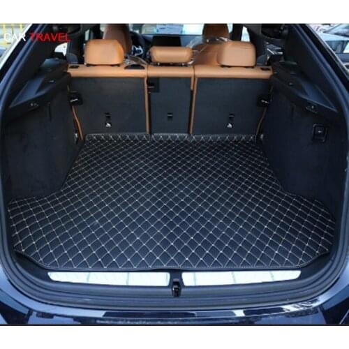 Good quality! Special car trunk mats for BMW 630d GT G32 2019 waterproof boot carpets cargo liner for 630d GT