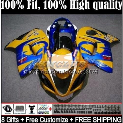 Injection For SUZUKI Hayabusa GSX-R1300 08 09 10 11 12 13 21CL.41 GSXR1300 CC 2014 2015 2016 2017 2018 2019 Fairing golen blue