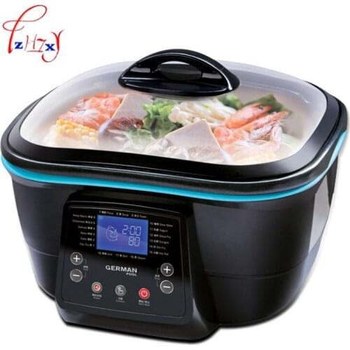 Multi-function Electric health pot Electric Cooker Hot Pot/grill/steam/pan fry/deep fry/bake/cake maker food Cooking 220v 1500w