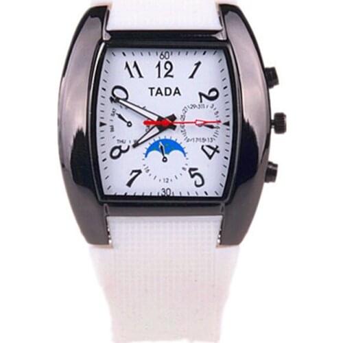 TADA brand 007 fashion casual men watches women watches high quality quartz movement clock Square design Male female wristwatch