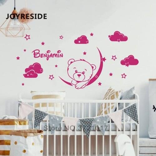 Clouds Good Nights Sleeping Wall Sticker Sweet Dreams Art Wall Sticke Baby Bedroom Decor Wall Decoration Home Vinyl Design M396