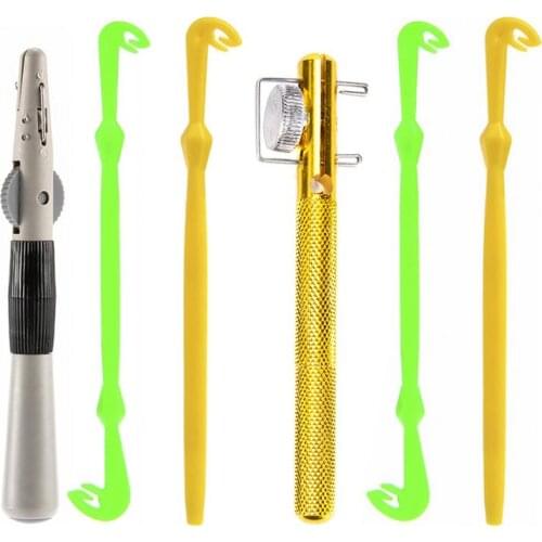 Portable Fishing Tackle Hook Tier Fishing Line Tying Tool with Sub-line Tie Knots Tie and Loop Tyer Fishhook Remover