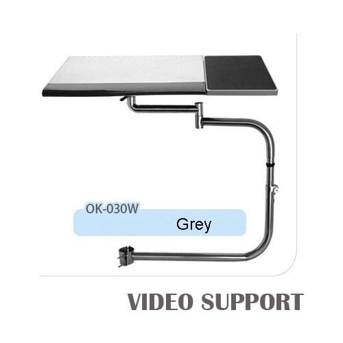 OK-030W Multifunctional Full Motion Chair Clamping Keyboard Support Laptop Holder Mouse Pad for Comfortable Office and Game