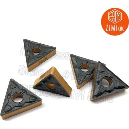 TNMG220408-PM 4225 carbide cutting insert for machining steel parts, CNC lathe cutting insert, external turning insert