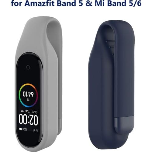 Watch Cover For Xiaomi Mi Band 5 6 Protector Full Cases Accessories For Amazfit Band 5 Silicone Anti-drop Clip Case Miband Mi6