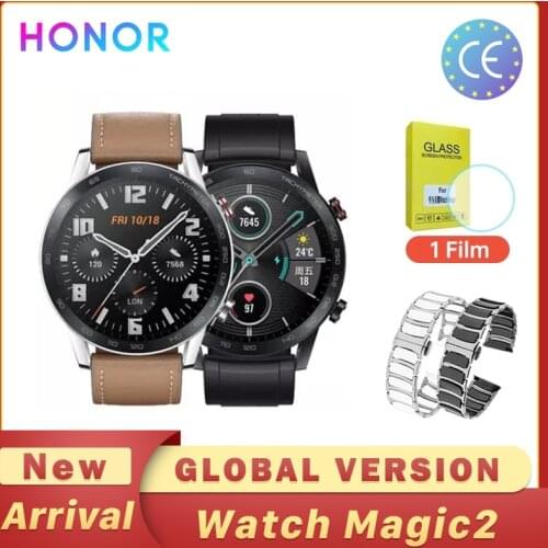 Honor Magic 2 SmartWatch 46mm Large Screen 14 Days Life Bluetooth 5.1 Blood Oxygen Independent Music Playback GPS