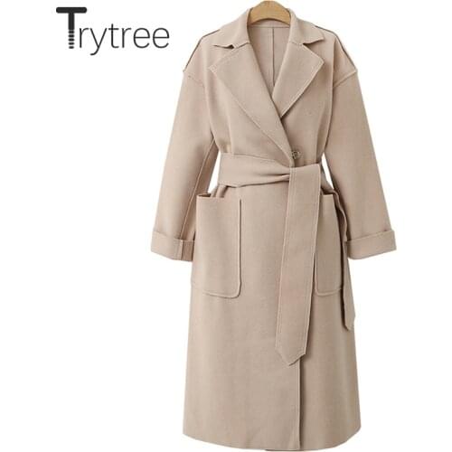 Trytree Womens Long Coats