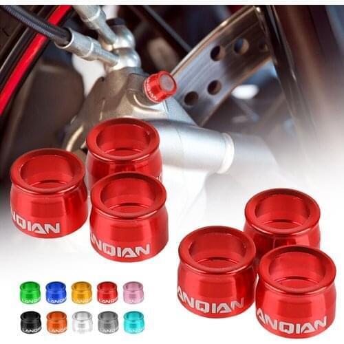 Motorcycle Universal Billet Bleed Valve Cover Kit For DUCATI MULTISTRADA 1000/1100/1200/1200 S MULTISTRADA 1200 Enduro/1200 S GT