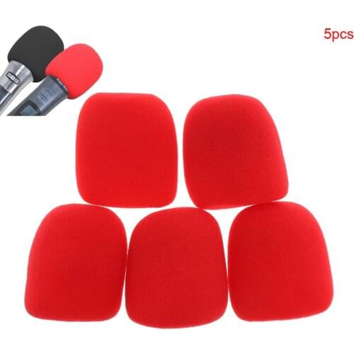 5pcs/lot Universal Thickened Washable and Breathable Microphone Accessories Foam Cover Handheld Microphone Cover