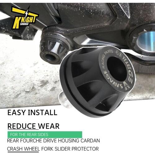 Rear Fourche Drive Housing Cardan Crash Wheel Fork Slider Protector Guard For BMW R1200GS R1250GS Motorcycle Accessories