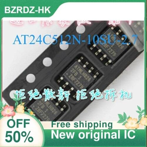 2-10PCS/lot AT24C512N-10SU-2.7 nuevo original