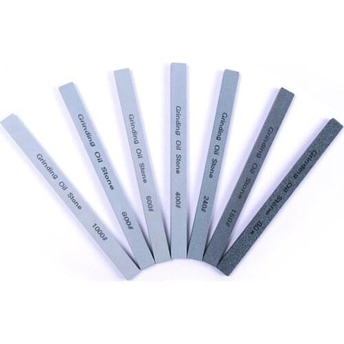 1pcs 80# 150# 400# 600# 800# 1000# Sharpening Stone Oilstone Green Silicone Carbide Whetstone Knife Sharpener High Hardness