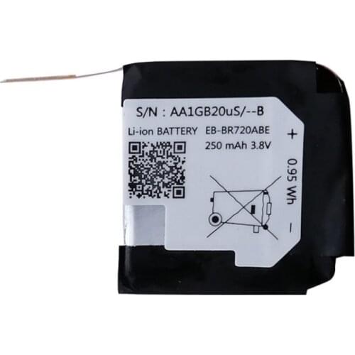 10pcs /lot 250mAh Replacement Battery EB-BR720ABE For Samsung Gear S2 Classic SM-R720 R720 SM-R732 R732 Batteries