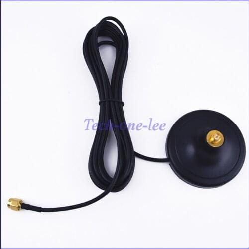 2.4G WIFI Antenna Magnet Base with RP SMA Plug connector gsm antenna 3g magnetic stand Free Shipping