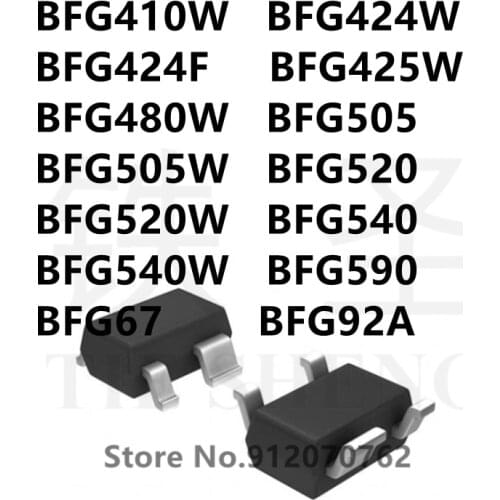 50PCS/LOT BFG410W BFG424W BFG424F BFG425W BFG480W BFG505 BFG505W BFG520 BFG520W BFG540 BFG540W BFG590 BFG67 BFG92A
