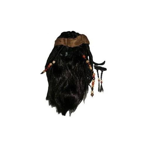 Anime movie Pirate Accessories Jack captain Wig beard hat cosplay anime hat man pirate wig beard Unisex Adult headband