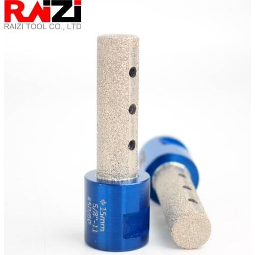 Raizi 1pc Diamond Finger Bit Dia 10/15/ 20/25mm For Ceramic Tile Granite Marble Hole Saw Cutter Enlarge Shape Milling Bit