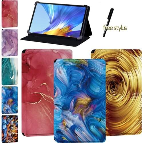 Tablet Cover Case for Huawei Enjoy Tablet 2 10.1/Honor V6/MatePad Pro 10.8/MatePad T8/MatePad(10.4/10.8) -Watercolor Tablet Case