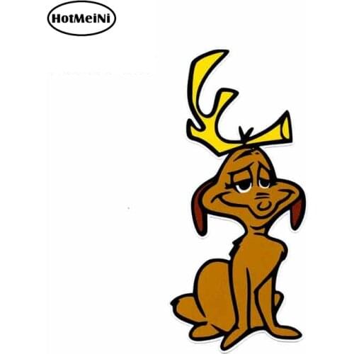 HotMeiNi 13cm x 6.3cm for The Grinch That Stole Christmas Anime Car Stickers Helmet Motorcycle Sunscreen Vinyl JDM Fine Decal