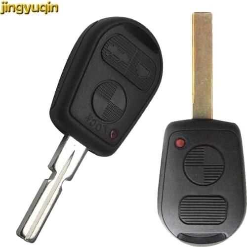 Jingyuqin Key Shell Case for BMW E31 E32 E34 E36 E38 E39 E46 M3 Z3 Z4 X5 325i 330i 325ci 330ci 325xi 330xi 2/3 BTN Uncut Blade