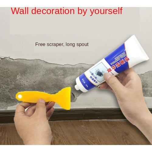 Wall Repair Cream Waterproof Plaster and Paint Universal Mending Paste Repair for Cracked Peeled Holes Wall Scraper