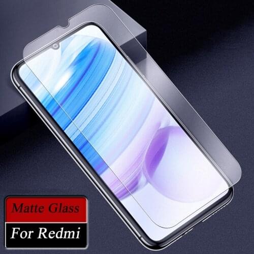 Matte Frosted Tempered Glass For Xiaomi Redmi 8 Screen Protector For Redmi 9 Prime 9C 9A 10X Pro 5G 8A Protective 9H Front Film