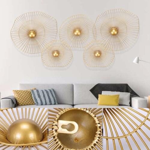 Metal Decoration Pendant Wall Decoration Wall Decoration Model Room Hotel Soft Decoration Wall Decoration Pendant