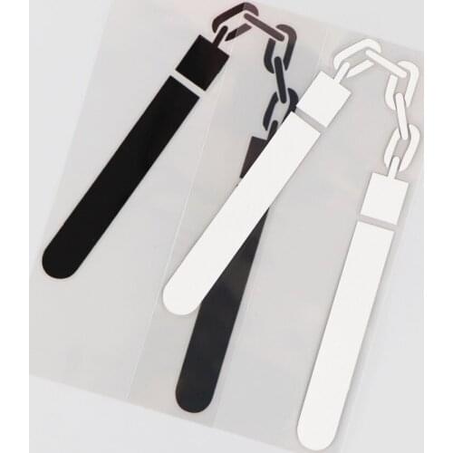 8.4CM*17.1CM Nunchaku Weapon Car Stickers Pattern Vinyl Decals Personalized Decoration 1A-0457