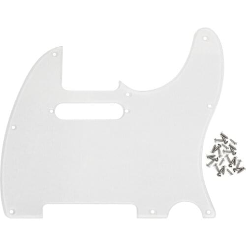 NEW 8 Hole Tele Guitar Pickguard Pick Guard Scratch Plate 1 Ply Transparent for Electric Guitar Accessories