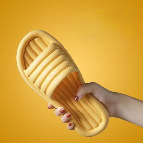 New slippers wear-resistant waterproof home sandals and slippers summer men and women EVA super soft step on shit slippers