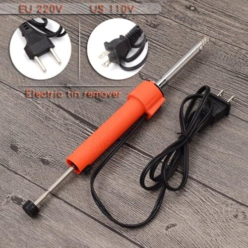 New arrive 220V/110V 30W Electric solder iron Vacuum Solder Sucker Welding Desoldering Pump Iron Gun Color Random EU/US PLUG