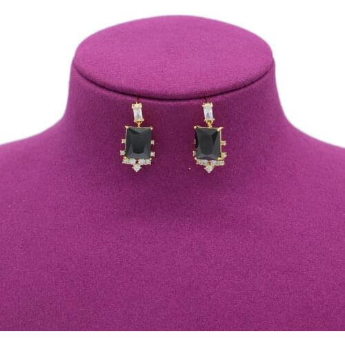 PINXUN Luxury Fashion Earings Ethiopian Middle East Jewelry For Women Southeast Asia Cubic Zirconia Earrings Party Gifts JLY7