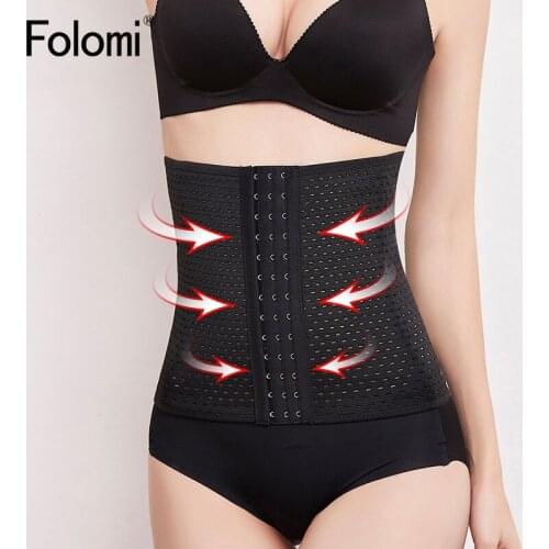 Plus Size Waist Cincher Weight Loss Hollow Out Breathable Tummy Belt for Women Control Corset Slimming