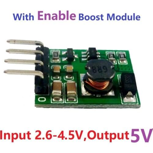 With Enable DC-DC Step-up Boost Converter 3V 3.3V 3.7V to 5V Voltage Regulate for Arduino Breadboard stm32 LCD