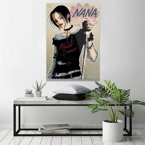 Osaki Trapnest Stones Anime Black Nana Punk Waifu The Best and Style Home Decor Wall Art Print Poster