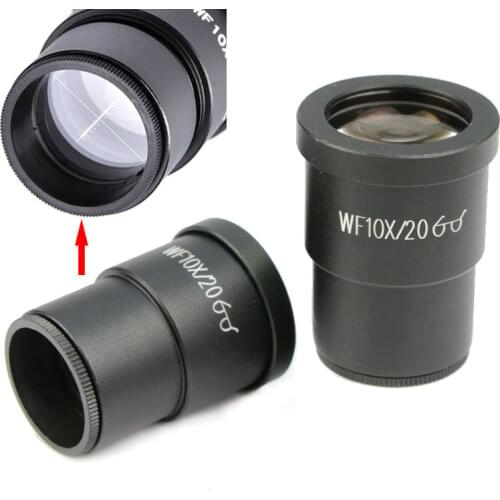 Widefield WF10X High Point Eyepiece for Zoom Stereo Microscope Eyepiece with Reticle 30MM Mounting Size