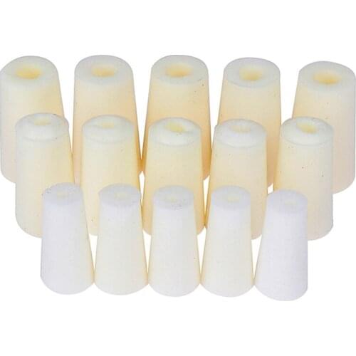 5Pcs/Lot Silicone Plug Laboratory Test Tube Plug Wine Plug Shut-closing Valve Stopper Hole Laboratory Chemistry Equipment