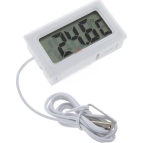 LED Digital Thermometer Temperature Sensor TPM-10 FY-10 2M-3M-5M 5V 12V Detector for Car Indoor Baby Bath Incubator