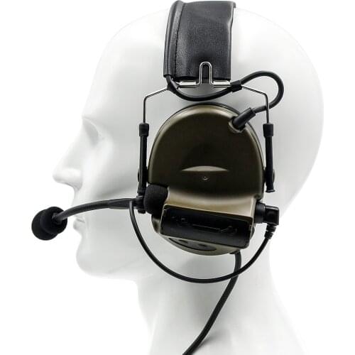 Tactical Headset COMTAC II Anti-noise Earmuffs Electronic Hunting Airsoft Hearing Protection Noise Reduction Shooting Headphones
