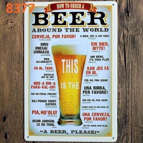Tiki Bar Tin Signs Metal Plate Wall Pub Kitchen Restaurant Home Art Decor Vintage Iron Poster Cuadros A-6377