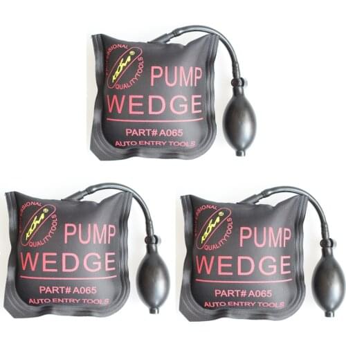 Universal Use KLOM Auto Air Wedge Pump Alignment Tool Inflatable Shim Pry Bar Kits and Leveling Tool 3pcs/Bag