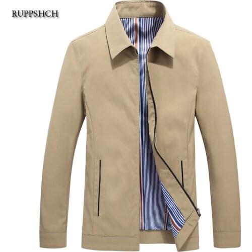 2021 Spring and Autumn Casual Solid Color Fashion Slim Bomber Jacket Men Coat Coat Baseball Jacket Mens Jacket Top