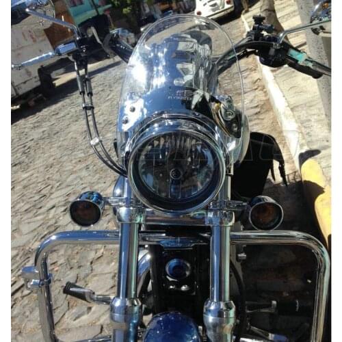 Windshield Windscreen For 1988 - 2019 Harley Sportster XL 1200 XL1200 XLH1200 Custom Forty Eight Low Sport Front Fork Screen